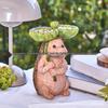 Садовое украшение-кормушка для птиц и ежей