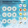 6Pcs Car Air Freshener Refills Refresh Your Ride with Charming Scents Aromatherapy Tablets Auto Accessories