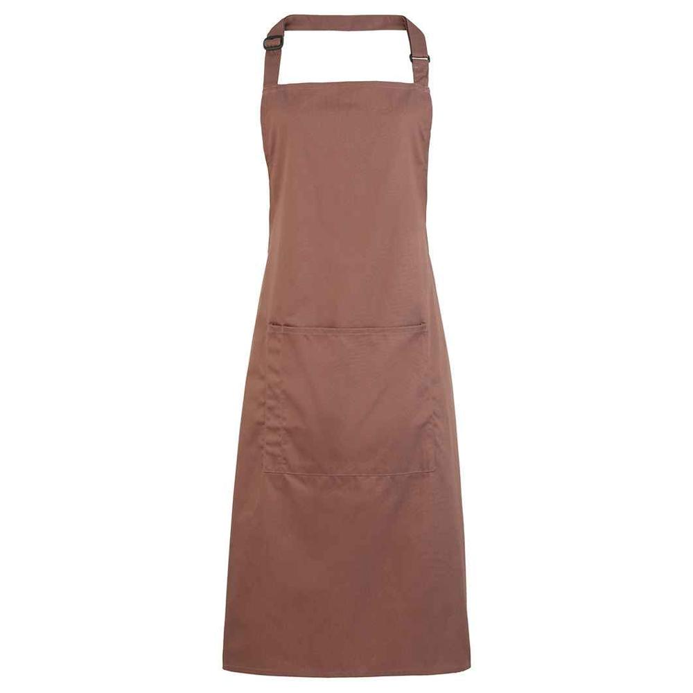 Premier Unisex Adult Colours Collection Pocket Bib Apron