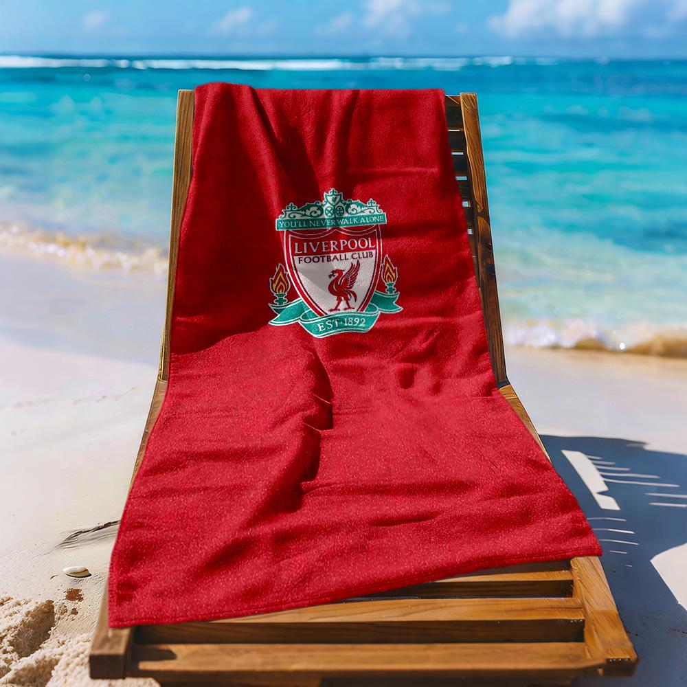 Liverpool Football Club Beach Towel High Absorbency Quickdry Comfortable Lightweight