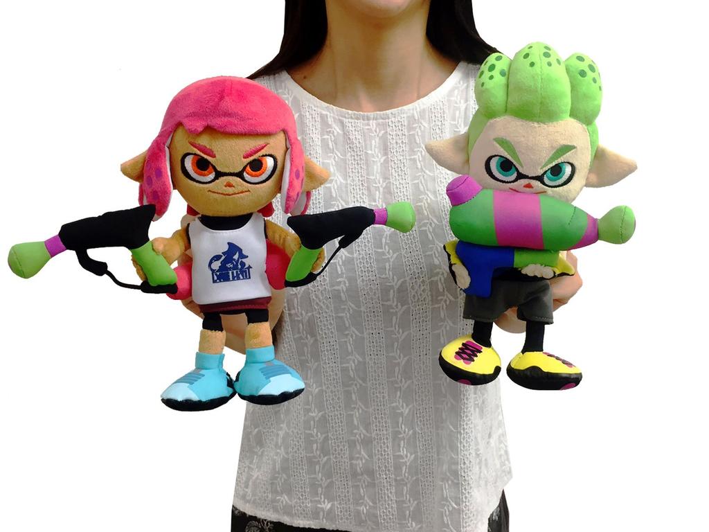 Sanei Boeki Splatoon 2 ALL STAR COLLECTION Мальчик (S) Ш12,5 x Г10,5 x В26 см Плюшевая игрушка SP27