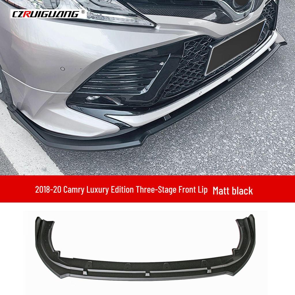 Передний сплиттер, боковые юбки, задний и верхний спойлеры для Camry 8-го поколения 2018-2020 годов, версия Sport