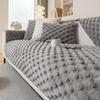 Honeycomb Velvet Sofa Cover, Pet Favorite, Cat and Dog Friendly, Thick Plush Furniture Protective Cover, Non Slip Sofa Cover, Be