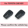 Fashion TPU Soft Car Key Case Full Cover Shell Protector For Toyota Corolla Camry RAV4 CHR C-HR Hilux Prius Land Cruiser Prado