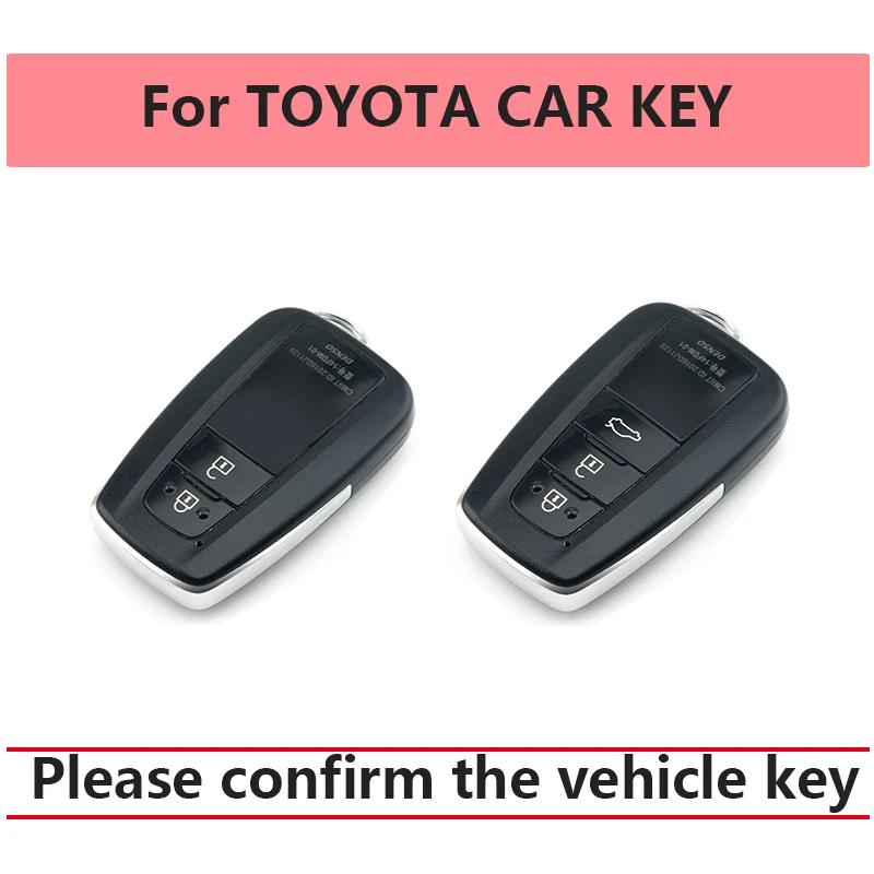Fashion TPU Soft Car Key Case Full Cover Shell Protector For Toyota Corolla Camry RAV4 CHR C-HR Hilux Prius Land Cruiser Prado