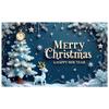 Christmas Decoration Banner Holiday Christmas Party Banner Merry Christmas Banner Gold Lettering For Holiday Gathering Home