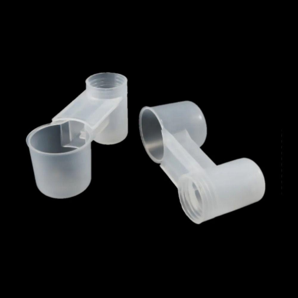 5 шт. Двойная насадка для поения голубей, прозрачная поилка для попугаев, чашка для поения птиц