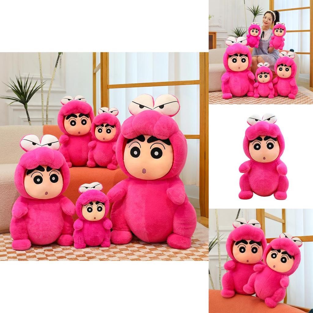 Crayon Shinchan Plush Crocodile Backpack With Soft Short Plush For Kids Birthday Gift