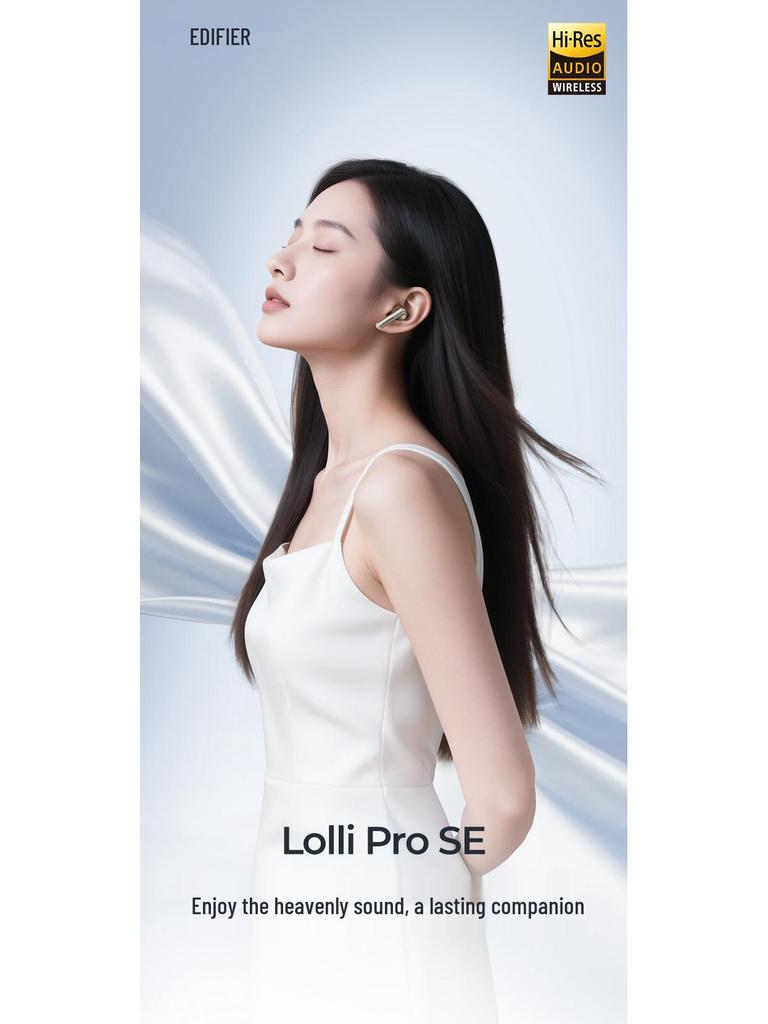 Refurbished Edifier Lolli Pro SE True Wireless Bluetooth Earphones with Active Noise Cancelling, Bluetooth V6.0