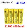 Литий-ионный аккумулятор LiitoKala Lii-40A 21700, 4000 мАч, ток 10C для электромобилей