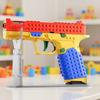 SIG17 Игрушечный пистолет из строительных блоков Автоматическая стрельба Выбрасывает гильзы Мягкая пуля Пистолет Непрерывная стрельба Airsoft Blowback Наружные подвесные игрушки