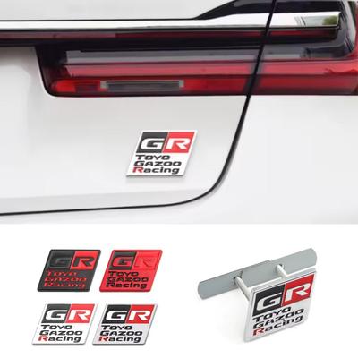 1 шт. Наклейка на автомобиль G R Значок Gazoo Racing Эмблема на решетку радиатора капота Декаль для HV YARiS GRMN G R Sport RZ RC RS Prius Harrier