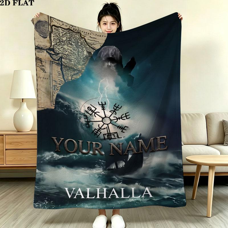 Custom Viking Blanket, High quality Comfortable for All Seasons, Home Decor, Warmth and Comfort