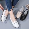 Fashion Autumn Flats Women Shoes Loafers Genuine Leather Women Flats Slip On Women's Loafers Female Moccasins Shoes Plus Size