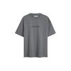 Casual Versatile Round Neck Printed Loose Short Sleeve T-Shirt Men Tops Gray 40HM228-060