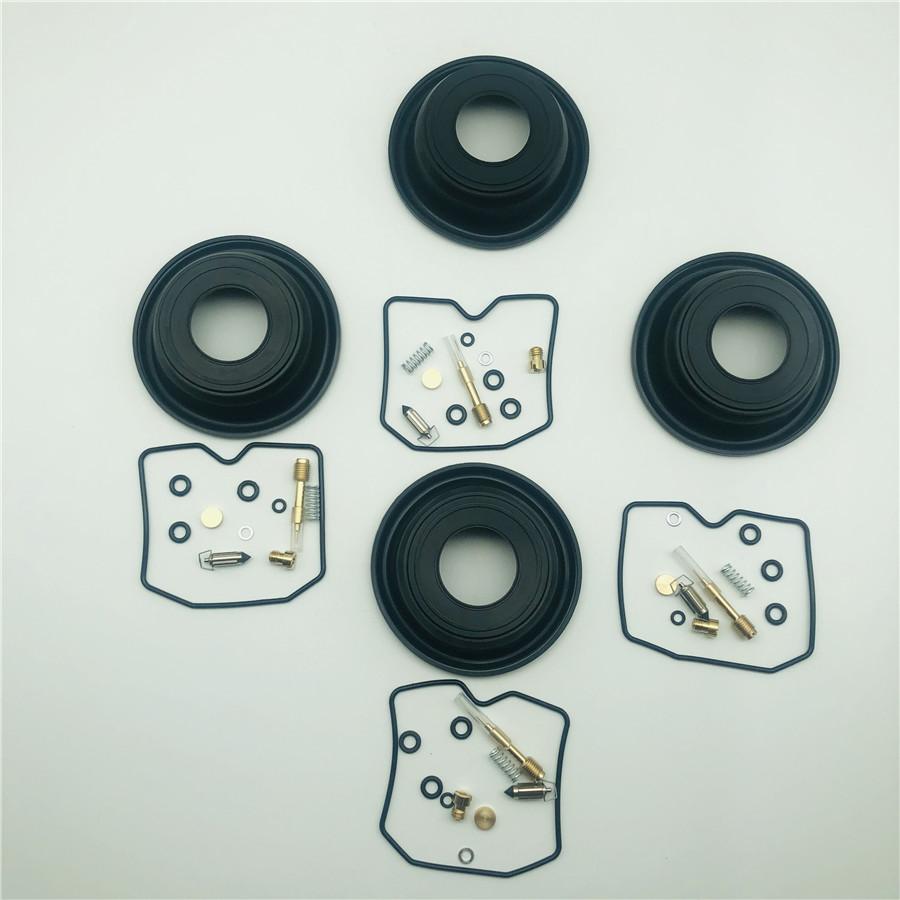 4x For Kawasaki KEF300 KVF300A KLX250 Carburetor Repair Kit W/ Vacuum Diaphragm