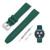 Jumpsunfun 20 мм силиконовый ремешок для часов для Omega X Swatch Speedmaster Green MoonSwatch,