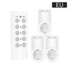 Умная розетка RF 433 МГц Беспроводной пульт дистанционного управления Адаптер розетки Настенный электрический выключатель Домашняя лампа Для умного дома EU UK US FR Вилка