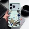 Leopard Star Disco Ball Pattern Case For iPhone 17 Pro Max iPhone 16 Pro Max 15 14 13 12 11 16E Air Luxury Leather Texture Silicone Cover