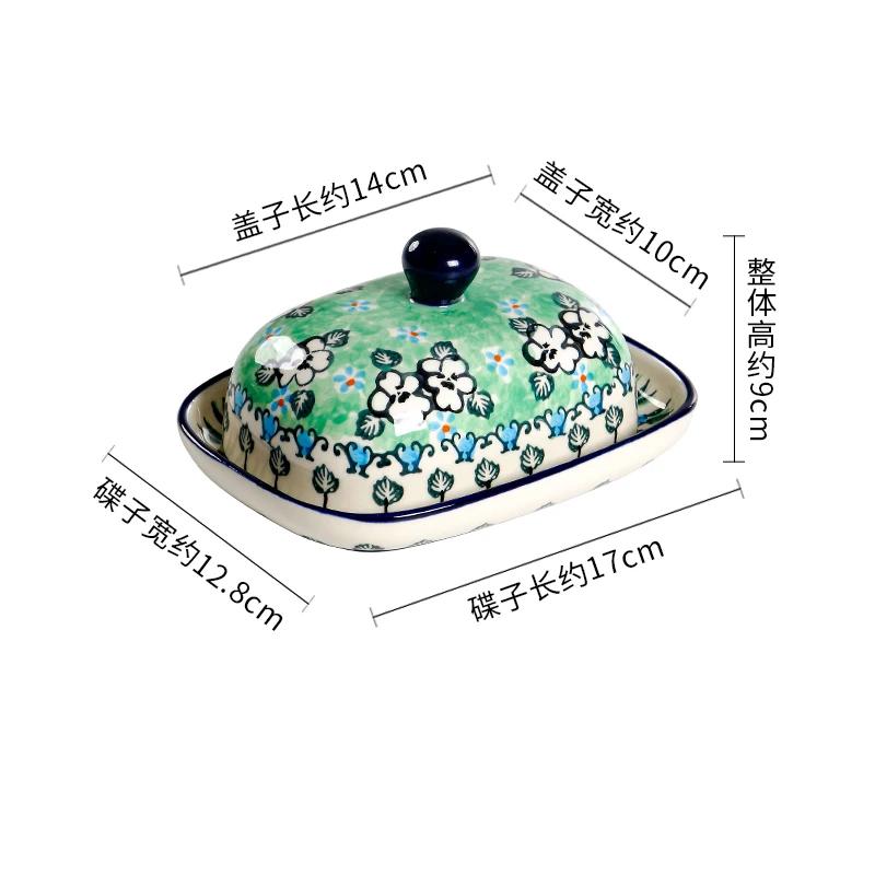 Творческие расписные керамические миски для послеобеденного чая, высокие ножки, фруктовые салатницы, изысканные блюда, тарелки, изысканная домашняя посуда