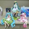 15cm Anime Figure Hatsune Miku Noodle Stopper Lucky Grass Fairy Action Figure PVC Collection Model Ornament Toys Gifts