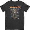 Megadeath Музыка Унисекс Посадка для Мужчин и Женщин Качественная Хлопковая Футболка Черная