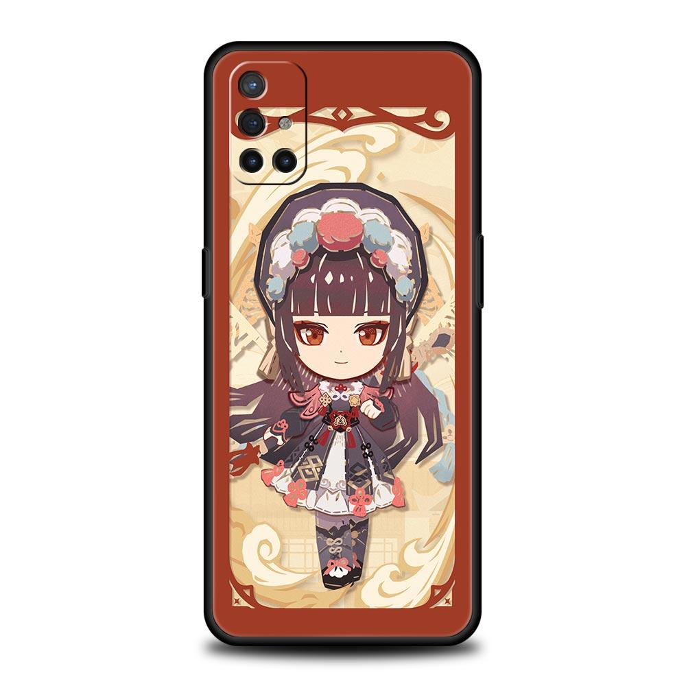 Милый чехол Genshin Impact для OnePlus 10 Pro 9 8T 8 Nord N10 7 7T 9R для 1+ Nord 2T CE 2 N100 N200 Z 5G мягкий черный чехол