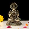 Статуэтка Богини Лакшми из латуни ручной работы для домашнего храма | 2,5" Фигурка Маа Лакшми Идол Мурти Священный символ богатства | Идеально для ритуалов и в подарок