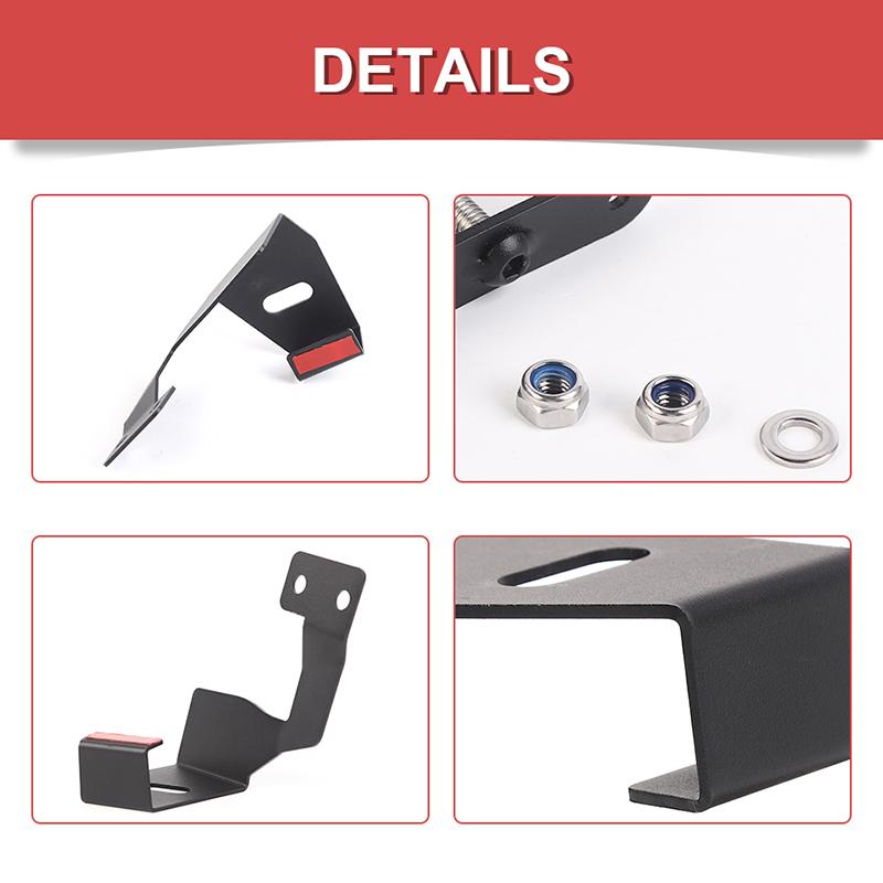 A-pillar Lamp Bracket Holder Rack Light Mount Support Stand For Suzuki Jimny 2019 Up Exterior Accessories