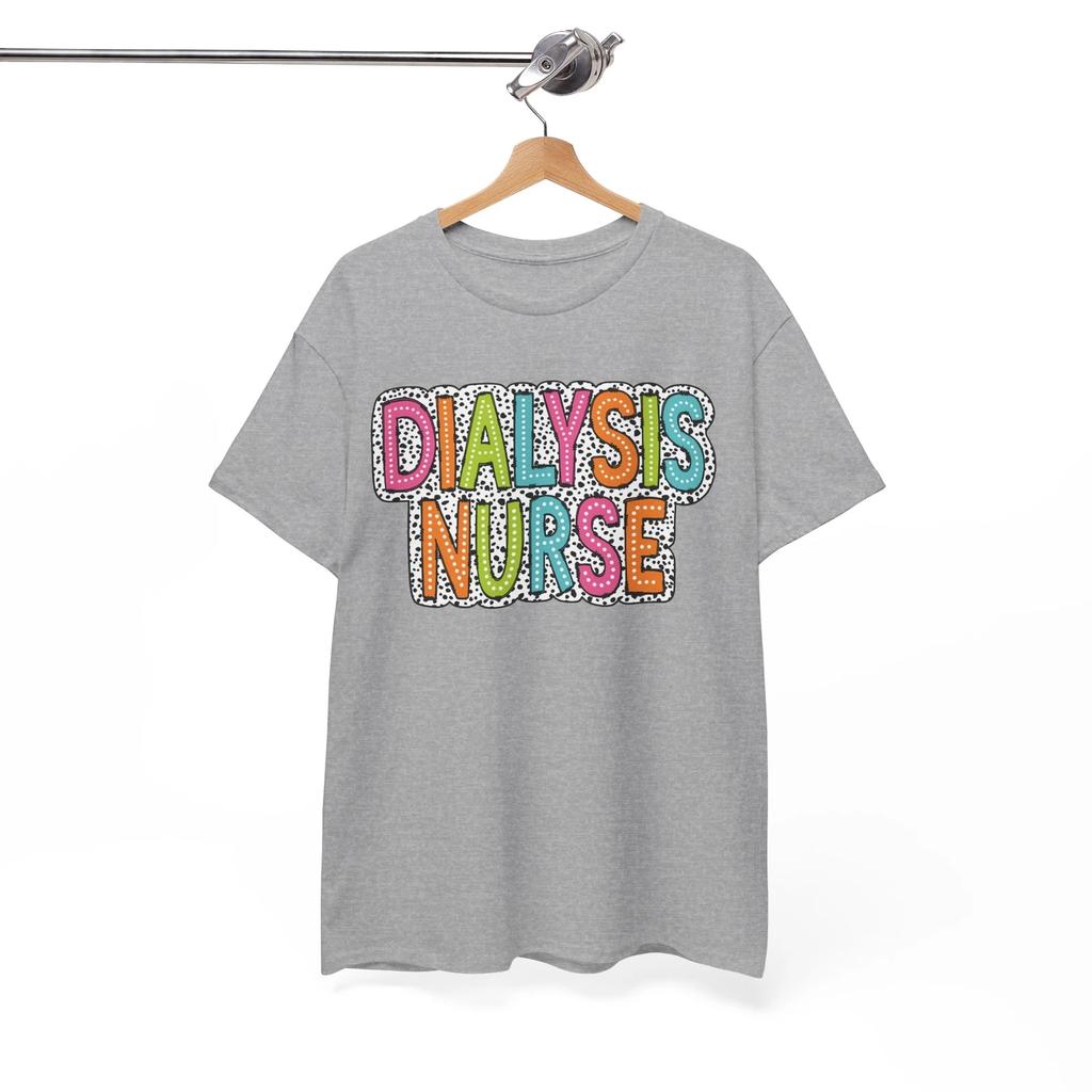 Dialysis Nurse Dalmatian Dots T-Shirt | Funny Nurse Tee