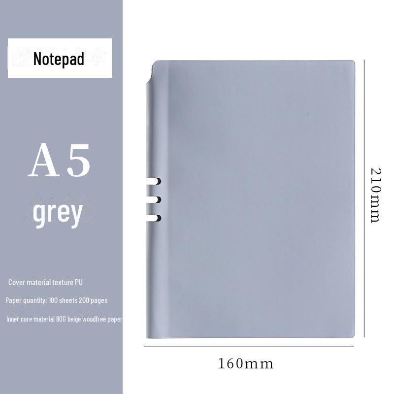 Мягкий кожаный блокнот формата А5: Творческий дневник чтения и бизнеса для студентов колледжей