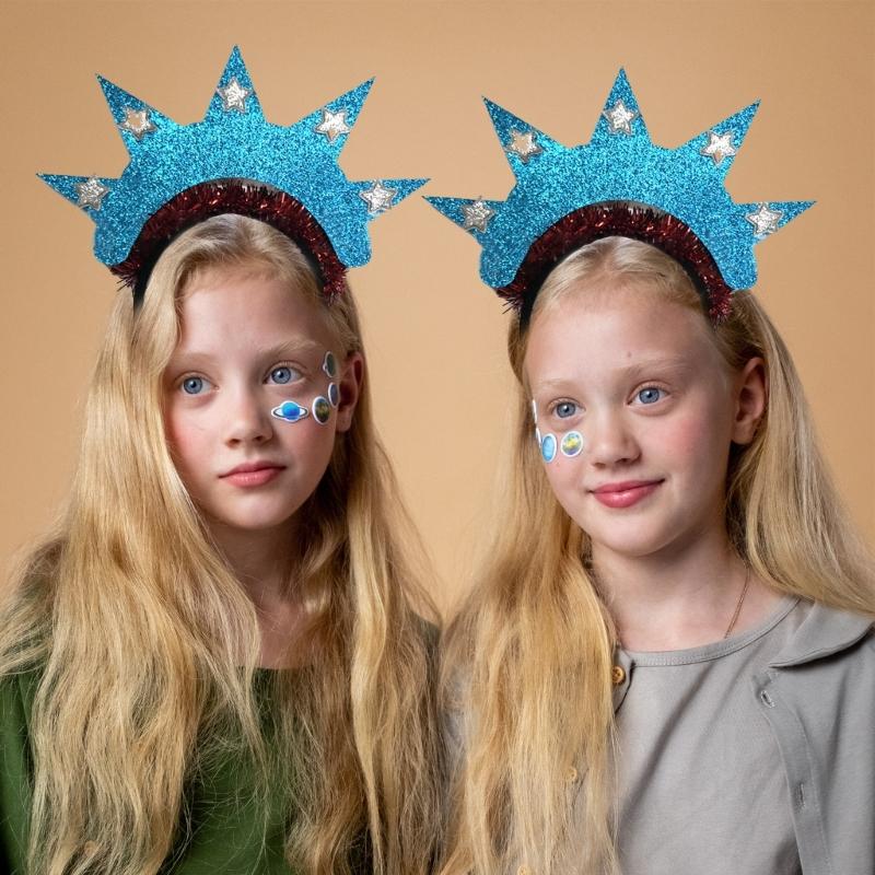 Independence Day Headband HaloCrown Statue Of Liberty Crowns Headband 4th Of July Headband Statue Of Liberty Headband