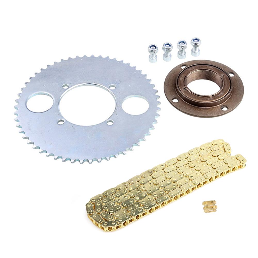 Electric Scooter Rear Wheel T8F 54T 54MM*4 Bolt Sprocket Chain Drive Gear & Freewheel Adapter For Bicycle Pocket Pit Dirt Bike