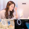 PRITECH Portable LED Makeup Mirror with Hydrating Mist & Power Bank