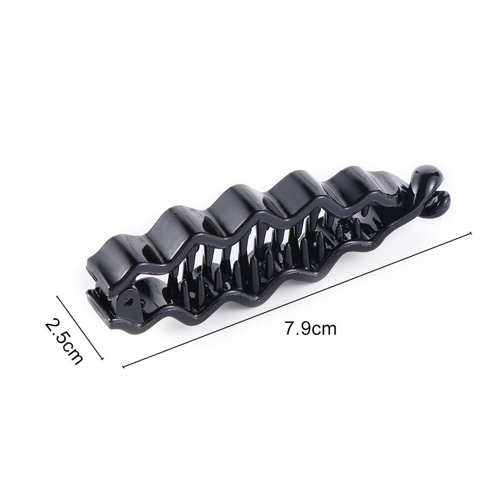 Женские модные инструменты для укладки волос, черная заколка-банан, держатель для хвоста, заколка-зажим для волос из АБС-пластика