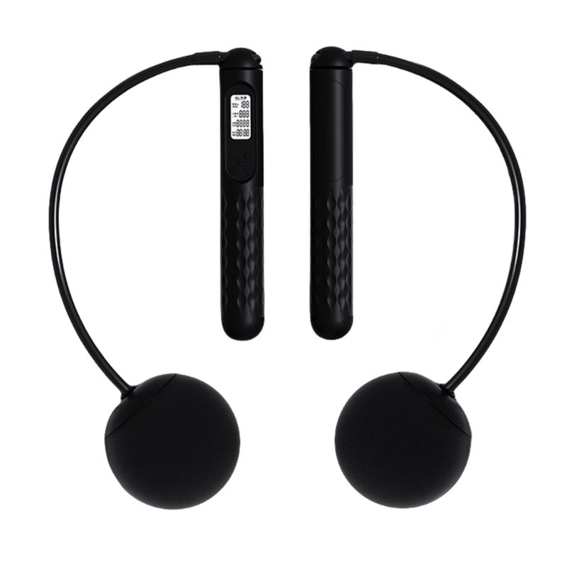 Weighted Skipping Rope with Precisions Counter Digital Counting Cordless Jump Rope For Adult Indoor and Outdoor Exercise