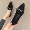 Slip On Shoes for Women Woman Footwear Flat Pointed Toe Red Fashion 2025 New In Comfortable and Elegant Original Shoe Urban 39 A