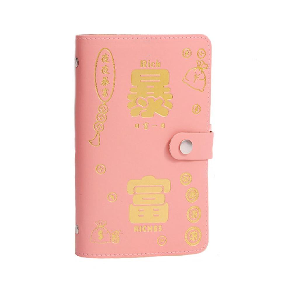 Refillable Budget Binder PU Leather Planner Organizer Easy To Use Account Book  New Year's Gift