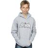 DC Comics Boys Batman Retro Crackle Logo Hoodie