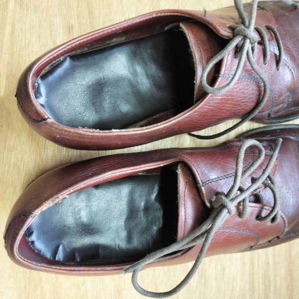 NUNN BUSH USA винтажные кожаные туфли с U-образным мысом 11D 28.5-29.5 коричневые Goodyear(ИСПОЛЬЗОВАЛ)