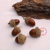 2 шт. шишка желудь кулон свитер цепь креативный орех ожерелье серьги DIY бусины аксессуар сумка
