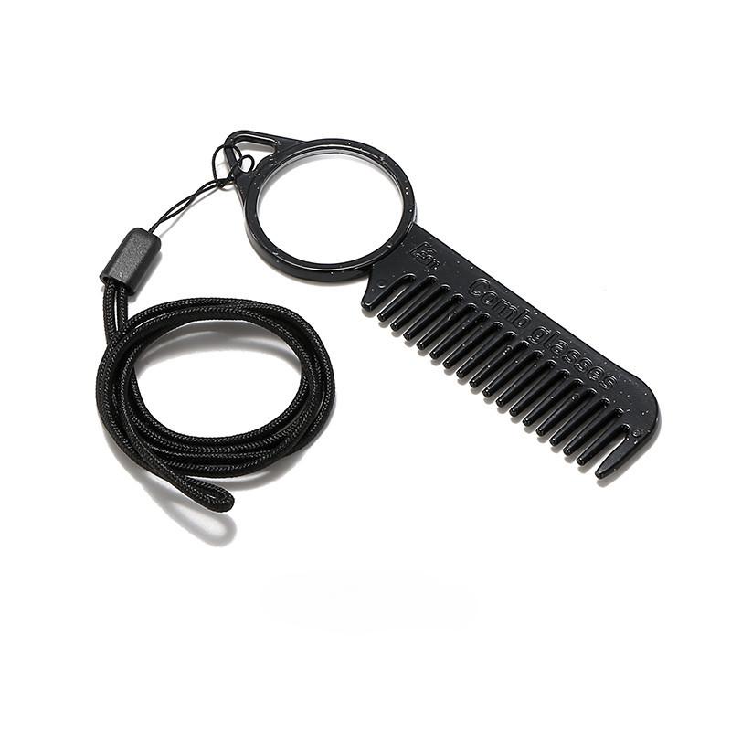 Новые модные очки для чтения с расческой для женщин, очки двойного назначения для дальнего зрения, портативные, подвесные, висящие на шее, пресбиопия