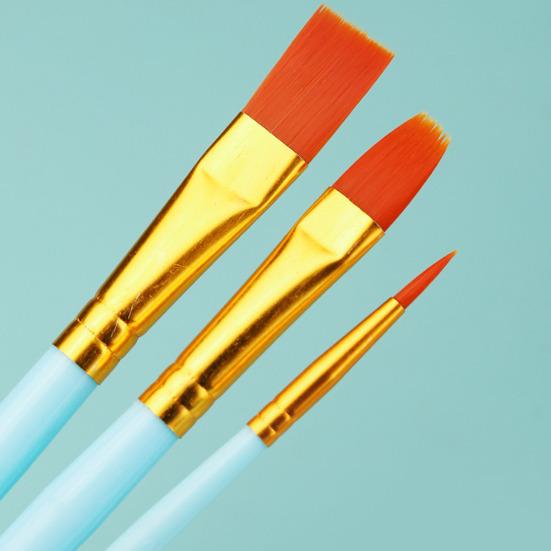 10 шт. кисти для рисования с длинной ручкой, мягкая щетина, сильная впитываемость, акварель, круглые заостренные многофункциональные кисти для рисования, набор кистей для художников