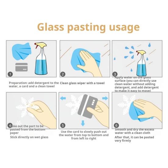 Китайский Новый год Наклейка на окно Денежное дерево Наклейка на стеклянную дверь Неклеящаяся статическая наклейка Наклейки на окна для декора весеннего фестиваля