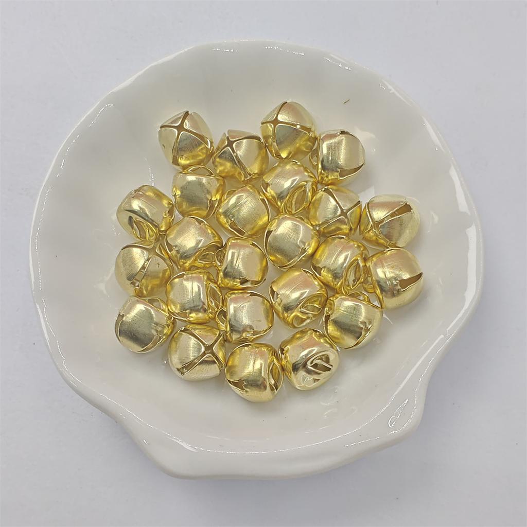 100/50 шт. DIY Craft Hoom украшения Рождественские колокольчики 6/8/10 мм модный маленький колокольчик серебро золото свадебное украшение для изготовления ювелирных изделий из бисера