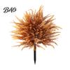 Festive Pathway Decorations Artificial Poinsettia Flower Yard Stake, Red Christmas Floral Ground Spike Decor, Maintenance Free Winter Plants