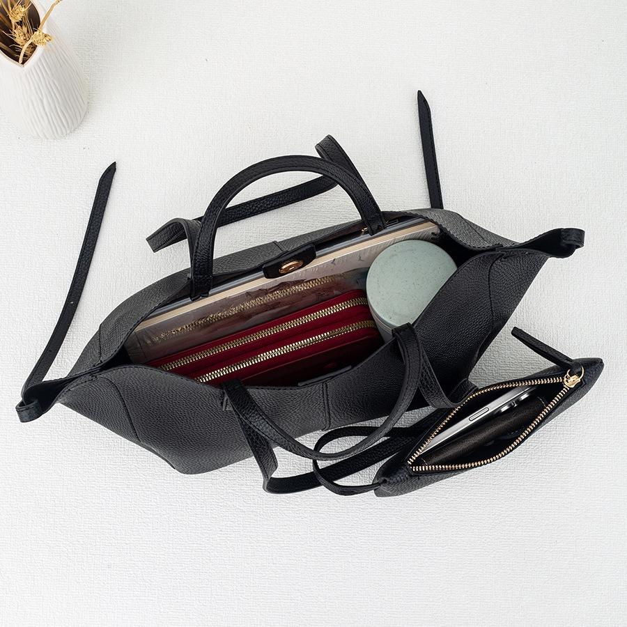 Модная сумка-мессенджер большой вместимости, сумка-тоут с тиснением личи, нишевая сумка, трендовая сумка-тоут, роскошная оптовая сумка