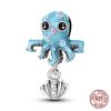 Original Owl Beads 100% 925 Silver Lucky Cat Elephant Charms Fit Original 925 Bracelet DIY Jewelry Making Women's Gift