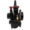 Universal Motorcycle PWK Carburetor 24 26 28 30 32 34mm New Black Paint Red Interface for Scooters ATV Off-Road Vehicles