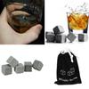 Whiskey Ice Cubes - Set of 8 - Fake Stone Blocks - 2 Cm - Grey